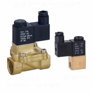 2V Series Brass Compact Indirect Operated Solenoid Valve with Low Power Consumption Coil