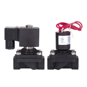 2W-P Plastic Series 2-Way Direct Acting Solenoid Valve (NC) – High-Flow & Anti-Corrosive Control