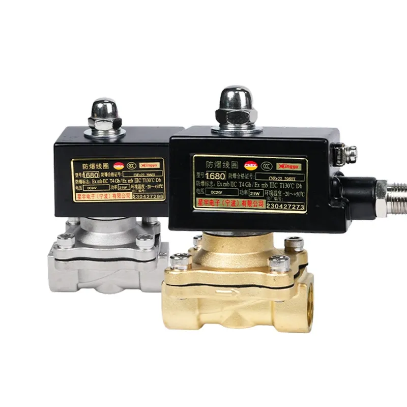 EX Series 2/2 Ways Brass Explosion-Proof Solenoid Valve - Image 3