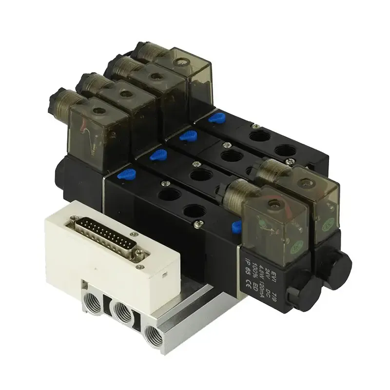 SW Series Integrated Mixed Manifold with D-sub Connector (5/2, 5/3 Way)