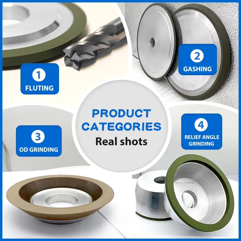Diamond & CBN Grinding Wheels for 5-Axis CNC Tool Grinding Machines - Image 3