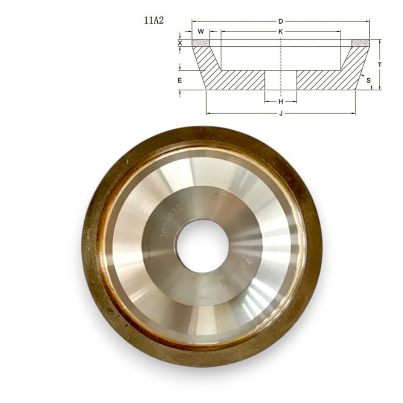 Metal Bond Diamond Grinding Wheel (11A2)