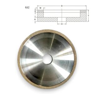 Metal Bond Diamond Grinding Wheel (6A2)