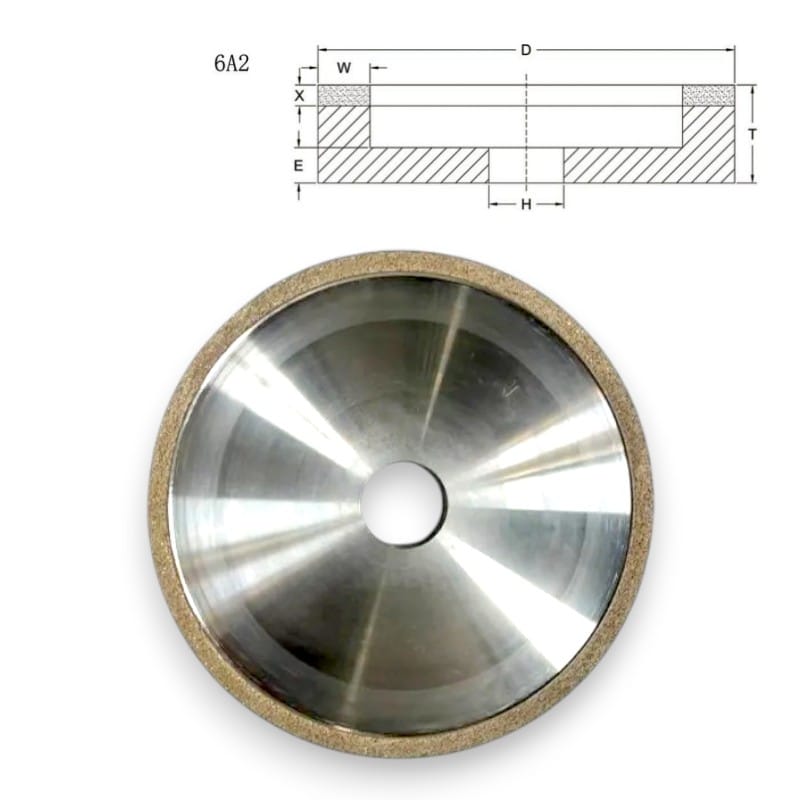 Metal Bond Diamond Grinding Wheel (6A2)