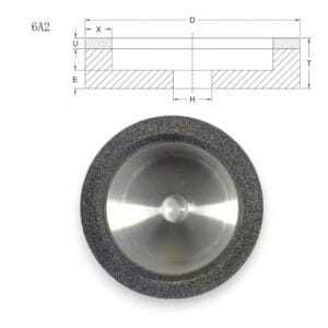 Resin / Vitrified Bond CBN Grinding Wheel (6A2) | HSS & Tool Steel Grinding