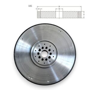 Vitrified bond CBN Grinding Wheel (1A1) - High Precision Crankshaft/Camshaft Grinding