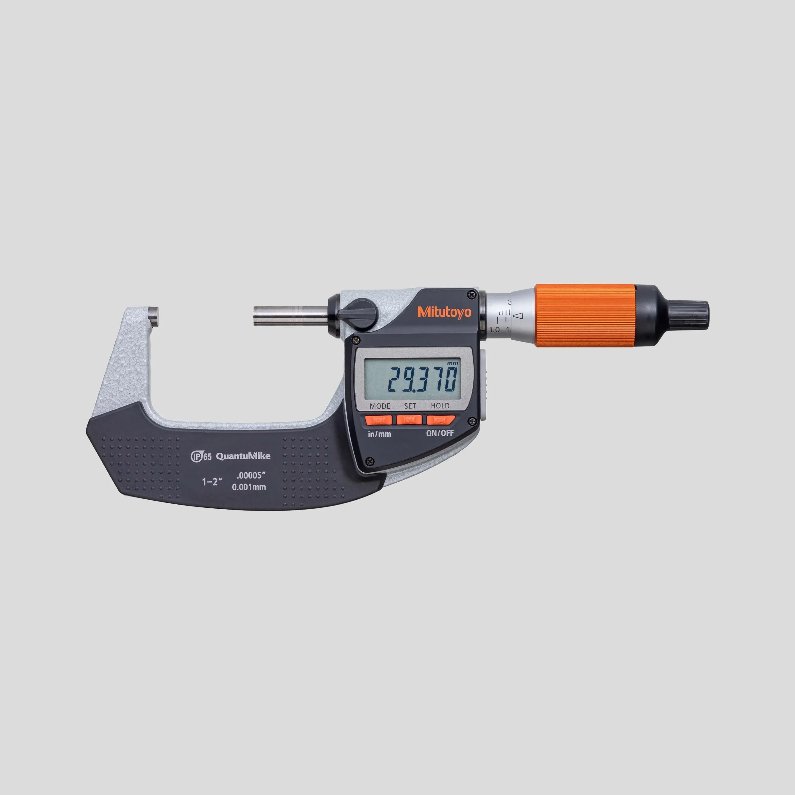 Mitutoyo Digimatic Micrometer QuantuMike IP65 2mm/rev Spindle Feed Series 293 - Image 2