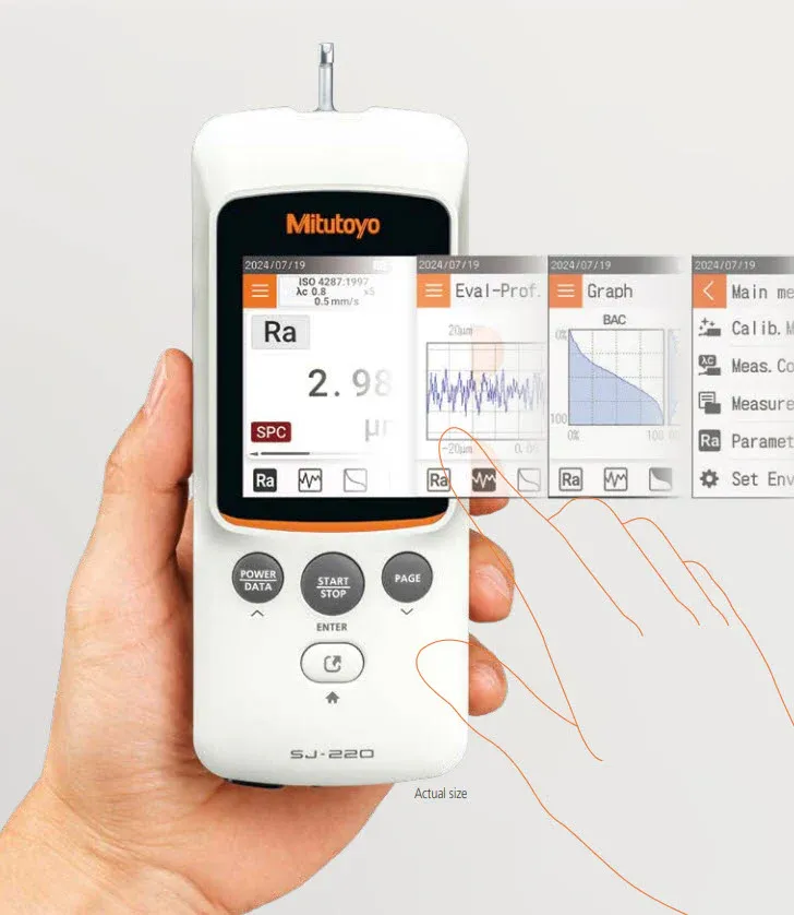 Mitutoyo Surftest SJ-220 Portable Surface Roughness Tester (Series 178) - Image 2