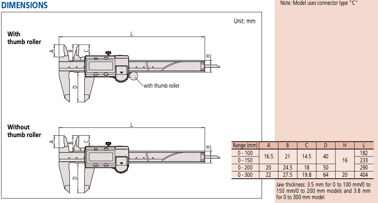 Mitutoyo ABSOLUTE Digimatic Caliper Series 500 - Image 2